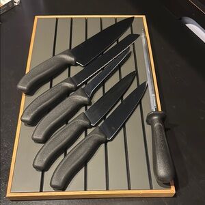 Victorinox Knife Set with Sharpener